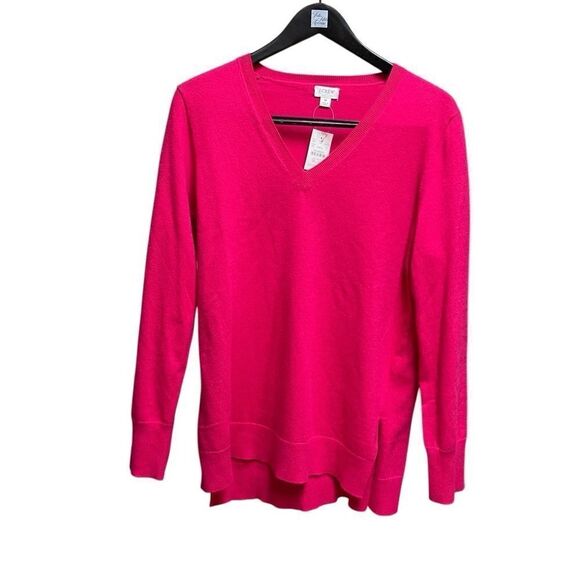 🌟NEW🌟JCrew Pink Wool Sweater - Picture 1 of 2